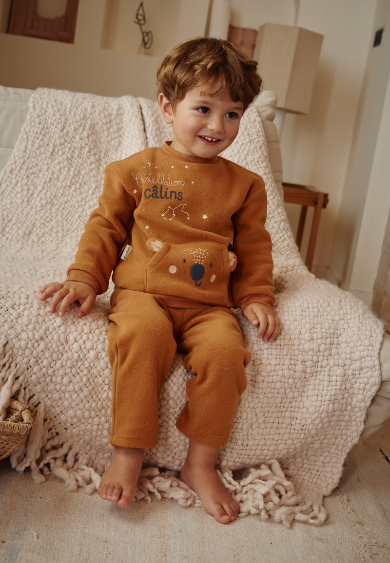 Pyjama enfant 2 pièces en polaire Constellation