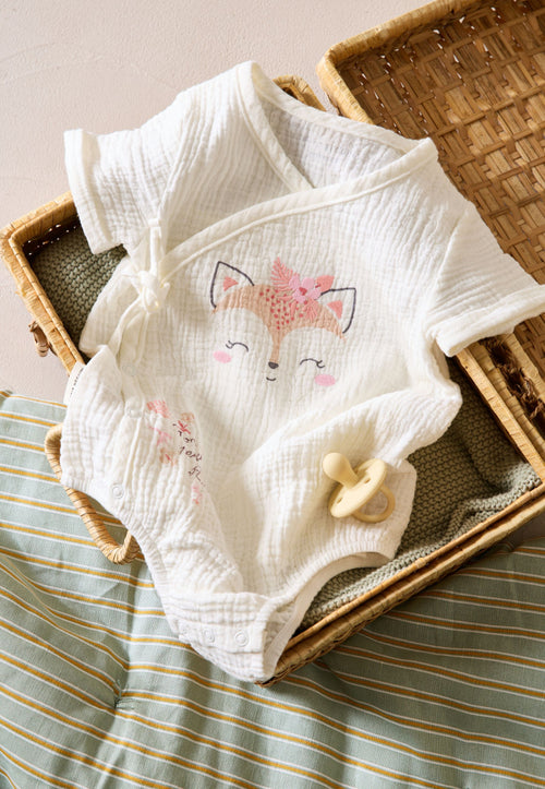 Barboteuse bébé en gaze de coton Louison