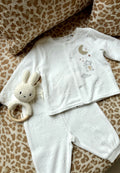 Ensemble bébé gilet et pantalon en velours Eliah