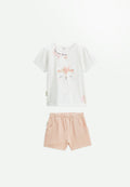Ensemble bébé t-shirt et short en gaze de coton Louison