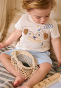 Ensemble bébé t-shirt et short Zeste d'amour