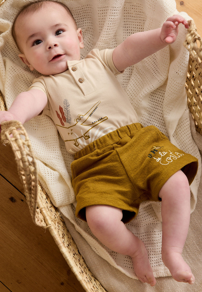 Ensemble body bébé et short Costa
