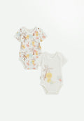 Lot de 2 bodies bébé manches courtes Auguste