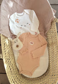 Lot de 2 bodies bébé manches longues Petite Rêveuse