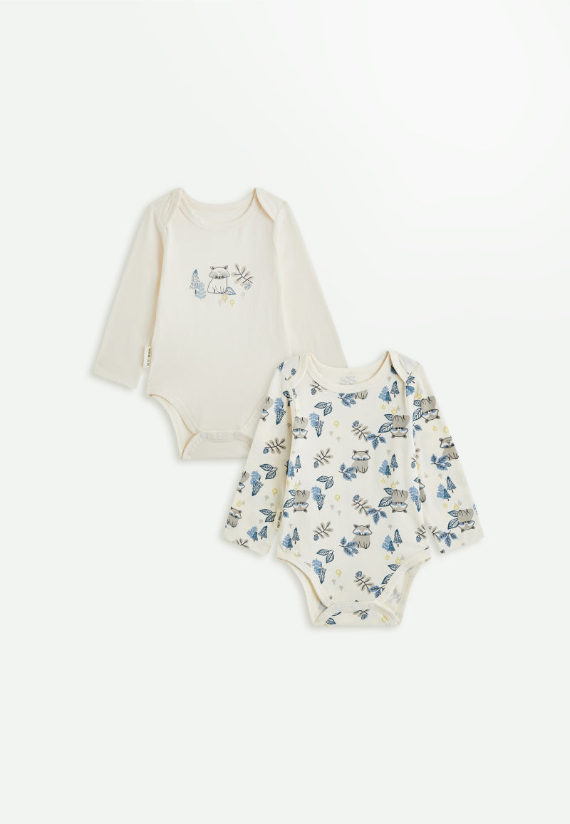 Lot de 2 bodies bébé manches longues Québec