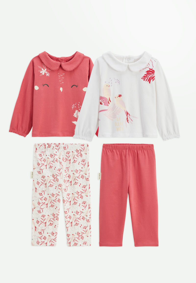 Lot de 2 pyjamas enfant 2 pièces Camila