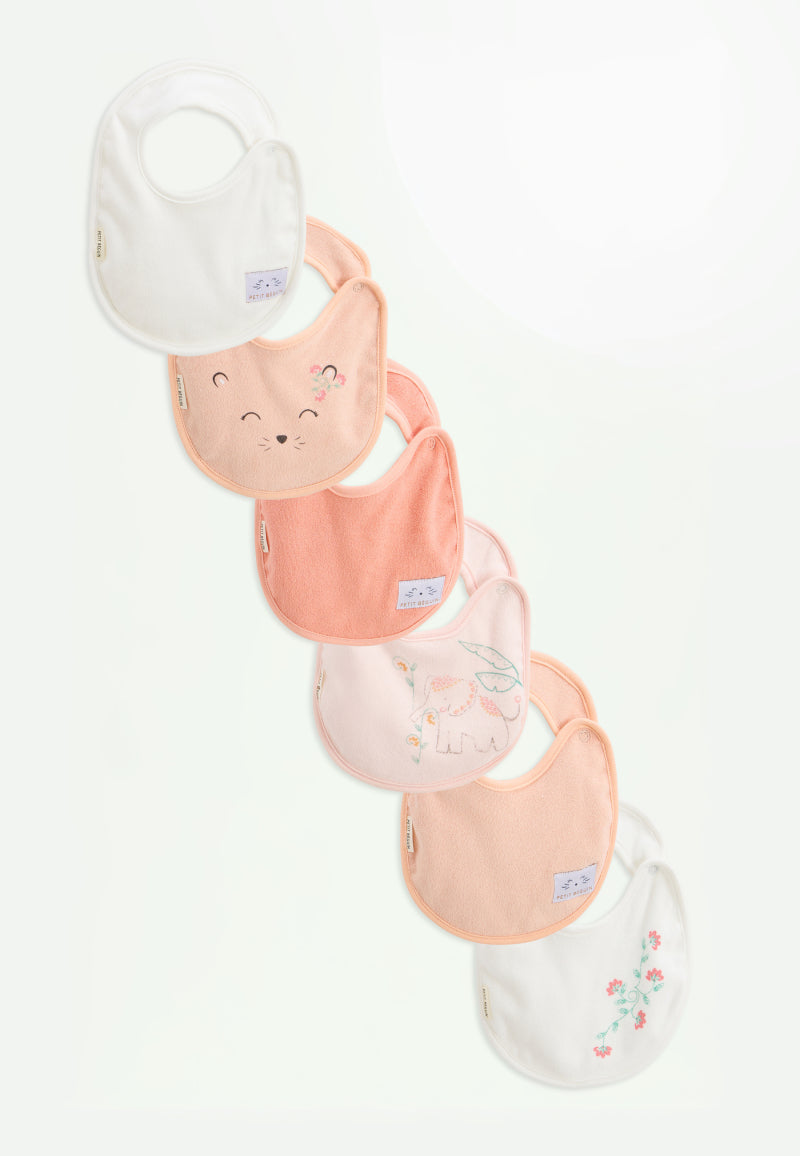 Lot de 6 bavoirs bébé Badian