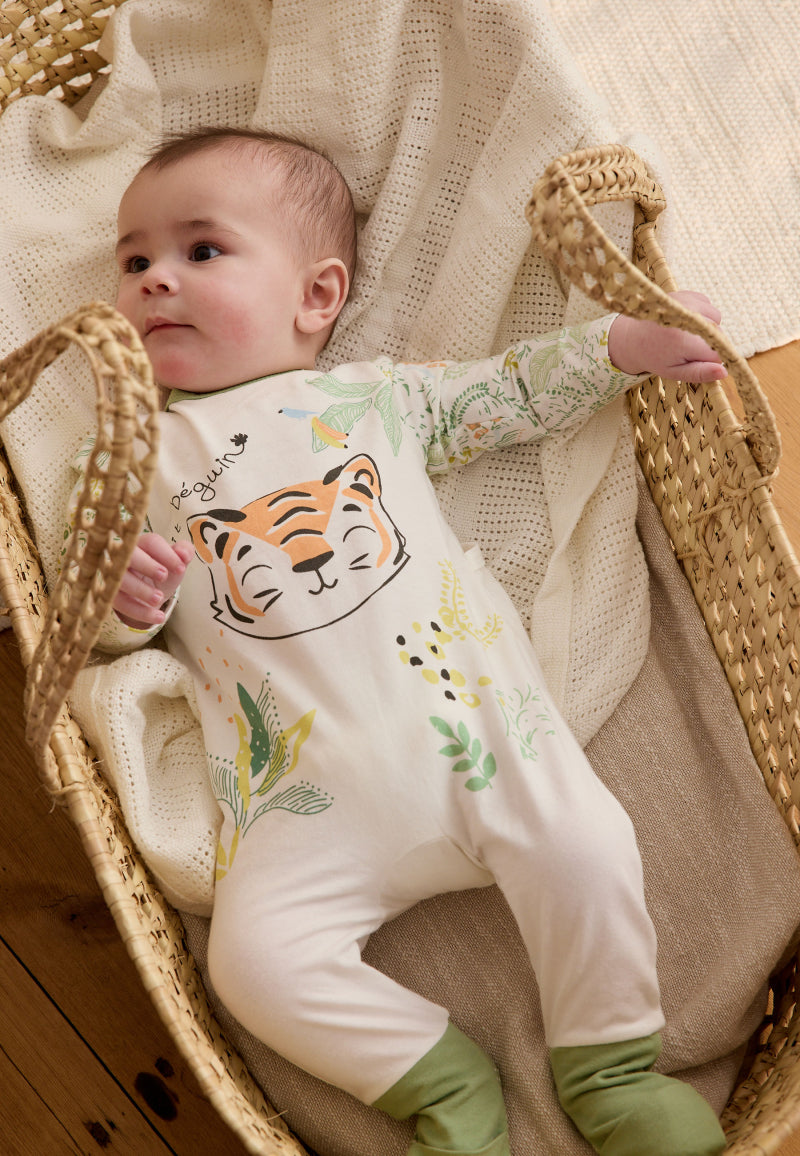 Pyjama bébé avec pieds retroussables Kanha