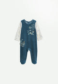 Pyjama bébé en velours Cacahuète