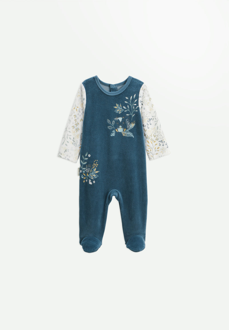Pyjama bébé en velours Cacahuète