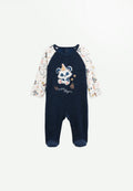 Pyjama bébé en velours Cirque d'automne