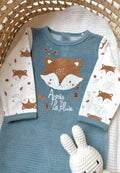 Pyjama bébé en velours Ginkgo