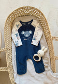 Pyjama bébé en velours Mathéo