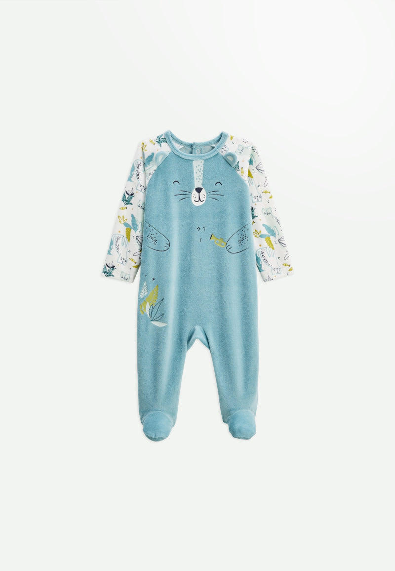 Pyjama bébé en velours Oscar