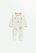 Pyjama bébé en velours ouverture pont Mini Rêve