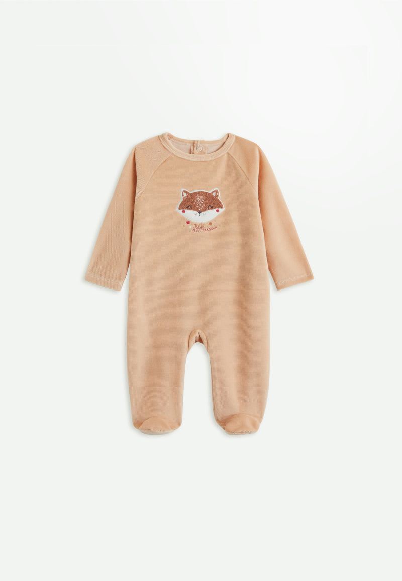 Pyjama bébé en velours Petite Rêveuse