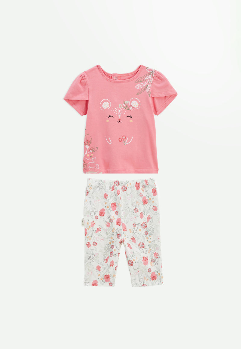 Pyjama court enfant 2 pièces Anaelle