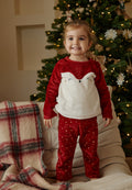 Pyjama enfant 2 pièces en velours Grace