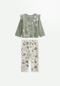Pyjama enfant 2 pièces en velours Lily