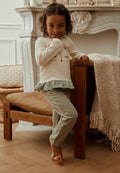 Pyjama enfant 2 pièces en velours Lison