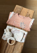 Pyjama enfant 2 pièces en velours Matcha