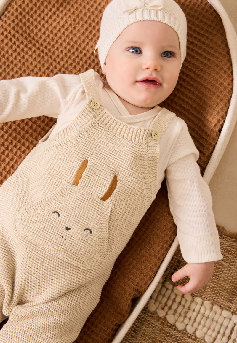 Salopette bébé en tricot Hello Baby