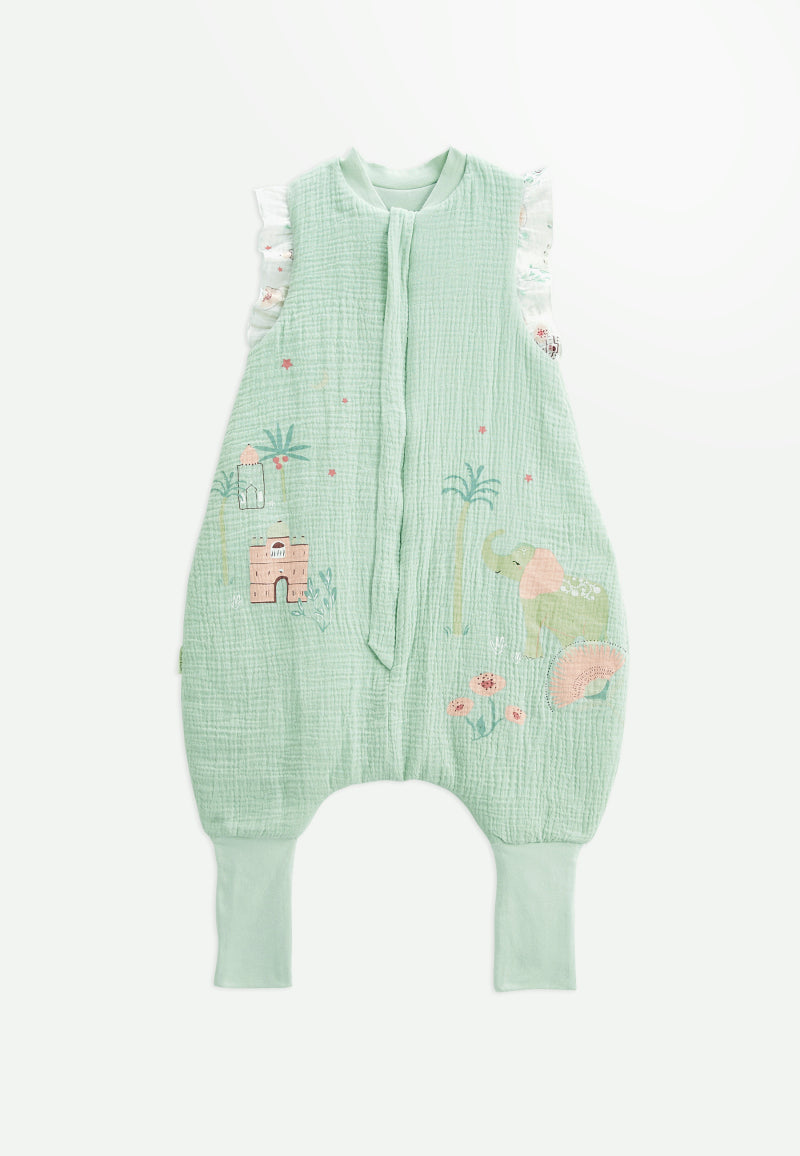 Turbulette TOG 2 en gaze de coton avec pieds retroussables Arya